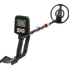 vidaXL Metaaldetector met LCD-scherm 3 modi 19 cm spoel Zwart