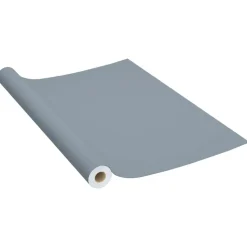 vidaXL Meubelfolie zelfklevend 500x90 cm PVC grijs