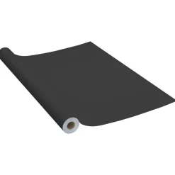vidaXL Meubelfolie zelfklevend 500x90 cm PVC zwart