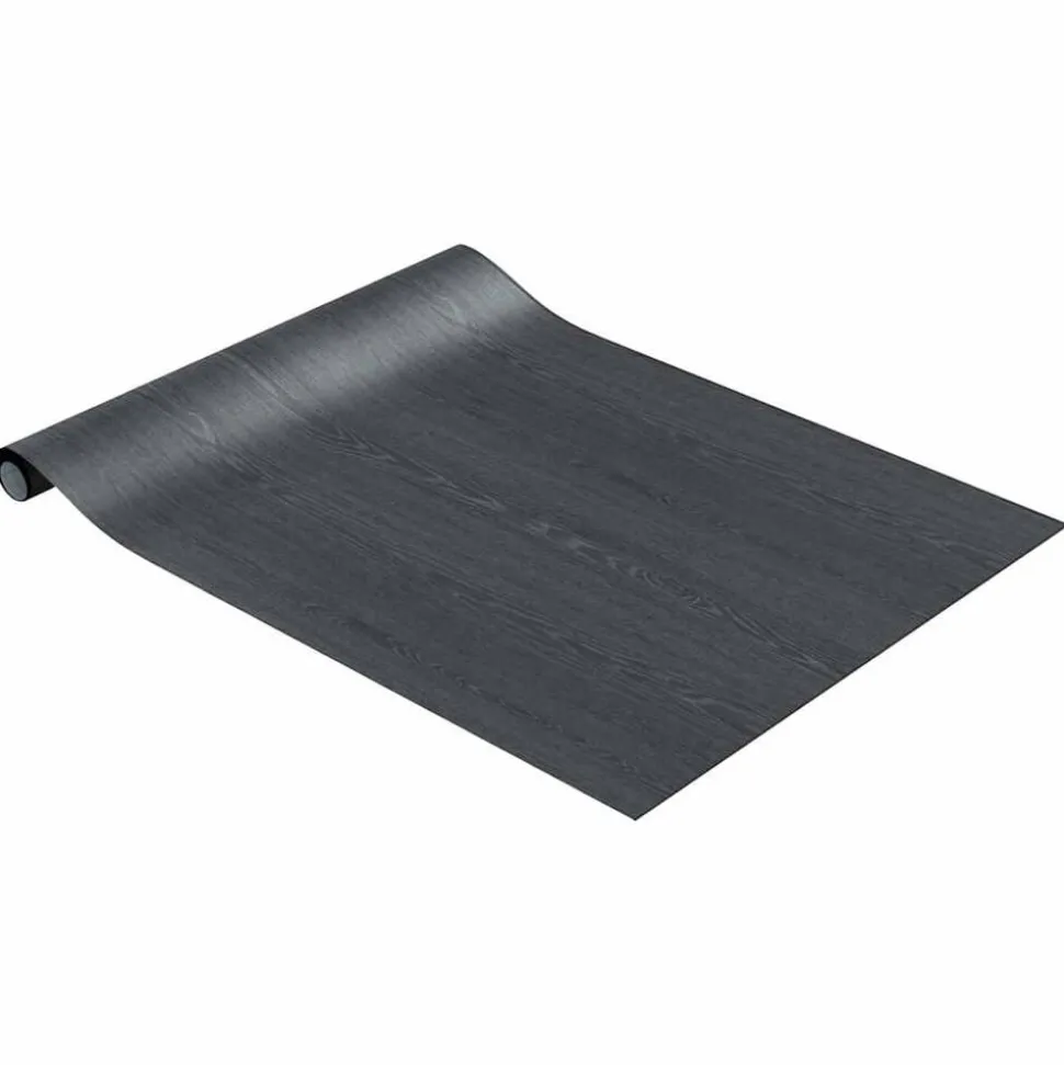 vidaXL Meubelfolie zelfklevend 500x90 cm PVC donkerhoutkleurig
