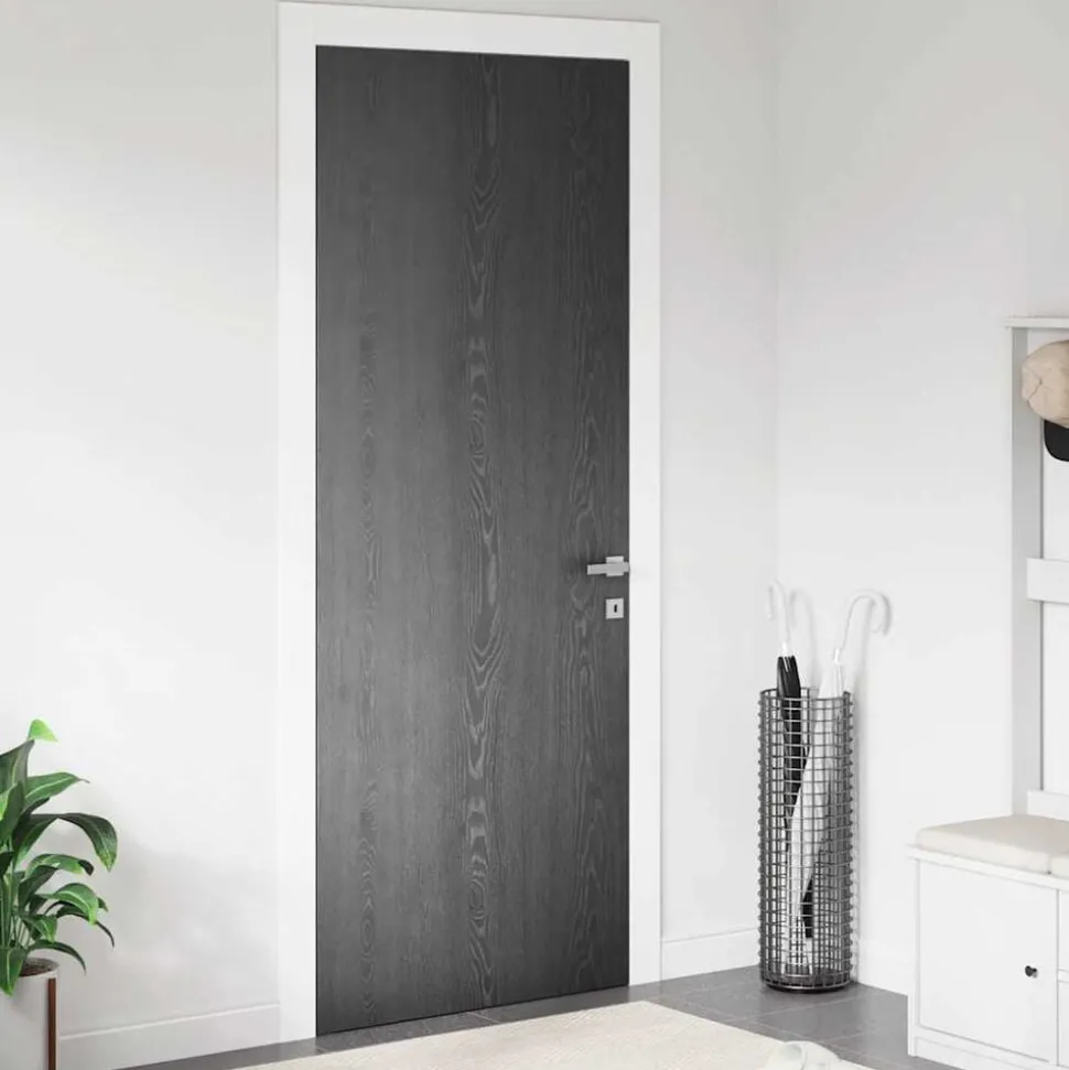 vidaXL Meubelfolie zelfklevend 500x90 cm PVC donkerhoutkleurig