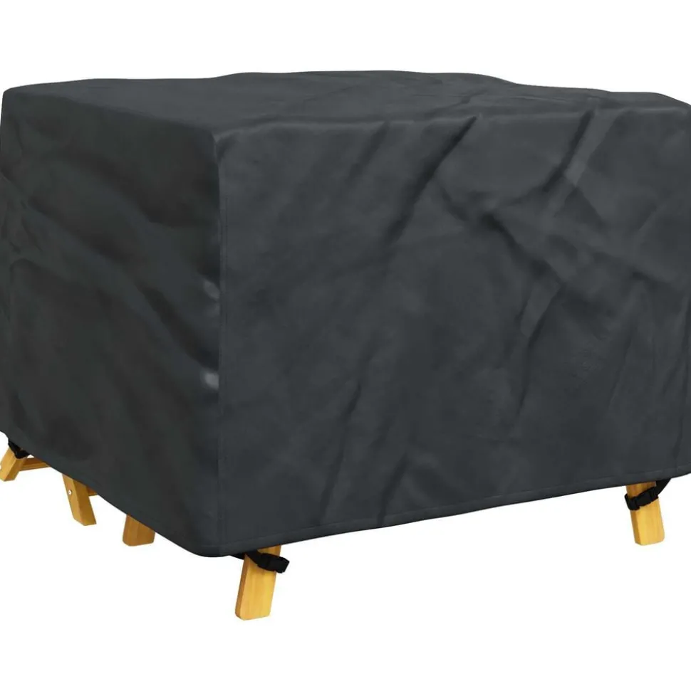 vidaXL Meubelhoes Effen Zwart 113 x 113 x 73 cm 600D