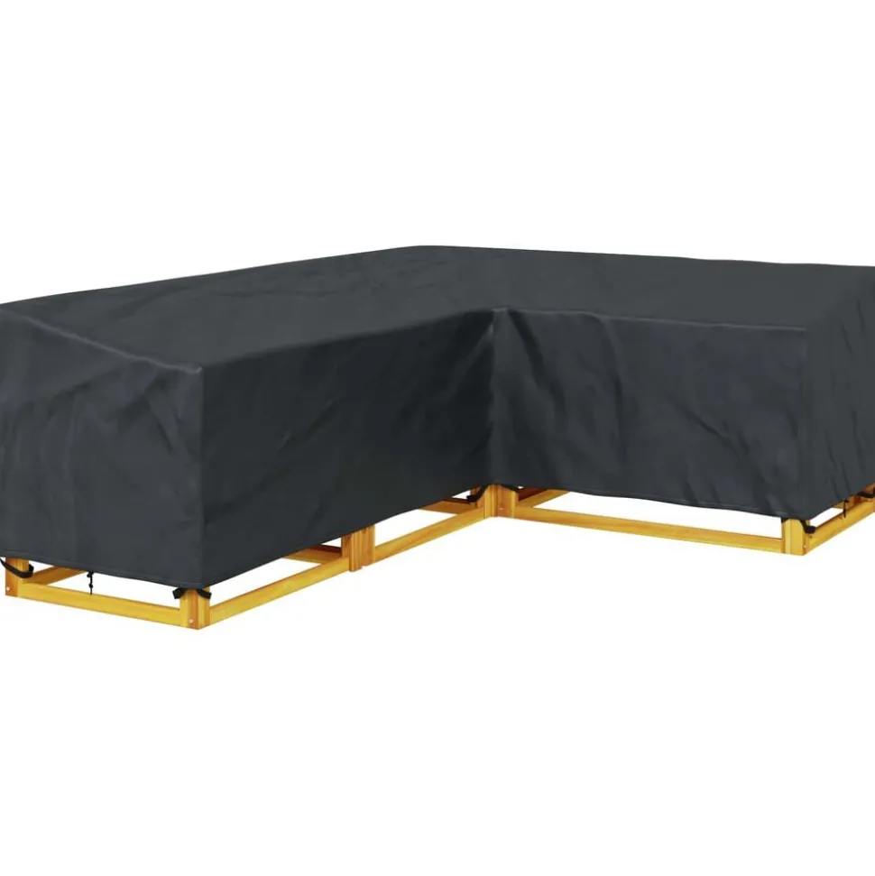 vidaXL Meubelhoes Zwart 250 x 180 x 80 cm 600D Oxford Stof