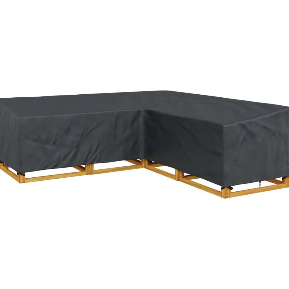vidaXL Meubelhoes Zwart 270 x 270 x 80 cm 600D Oxford Stof
