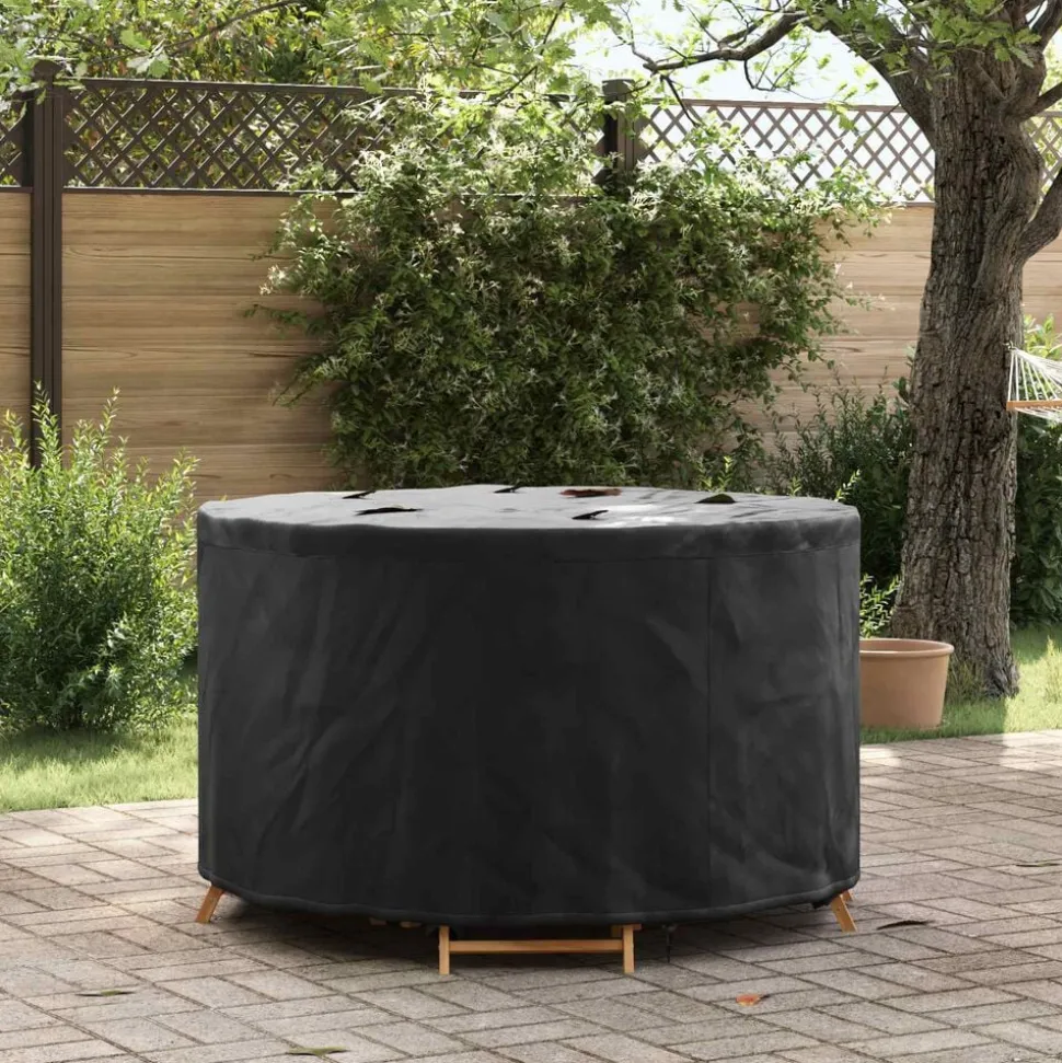 vidaXL Meubelhoes Zwart 102 x 102 x 71 cm 210D Oxford Stof