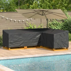 vidaXL Meubelhoes Zwart 250 x 180 x 80 cm 210D Oxford Stof