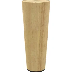 vidaXL Meubelpoten 2 pcs Bruin Ø 44 x 100 mm Massief Eucalyptus Hout