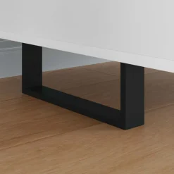 vidaXL Meubelpoten 12 pcs Zwart 281 x 40,5 x 100 mm IJzer