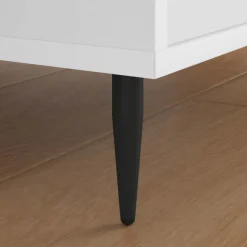 vidaXL Meubelpoten 2 pcs Zwart Ø 40 x 98 mm IJzer