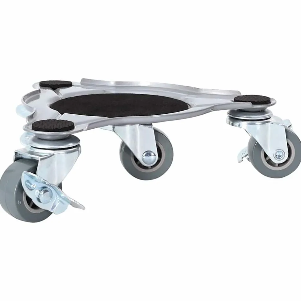 vidaXL Meubelrollers 4 st met lifter 19x17,5x6 cm staal 1000 kg