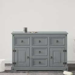vidaXL Meubelverf Grijs 0,75 L Wandprint