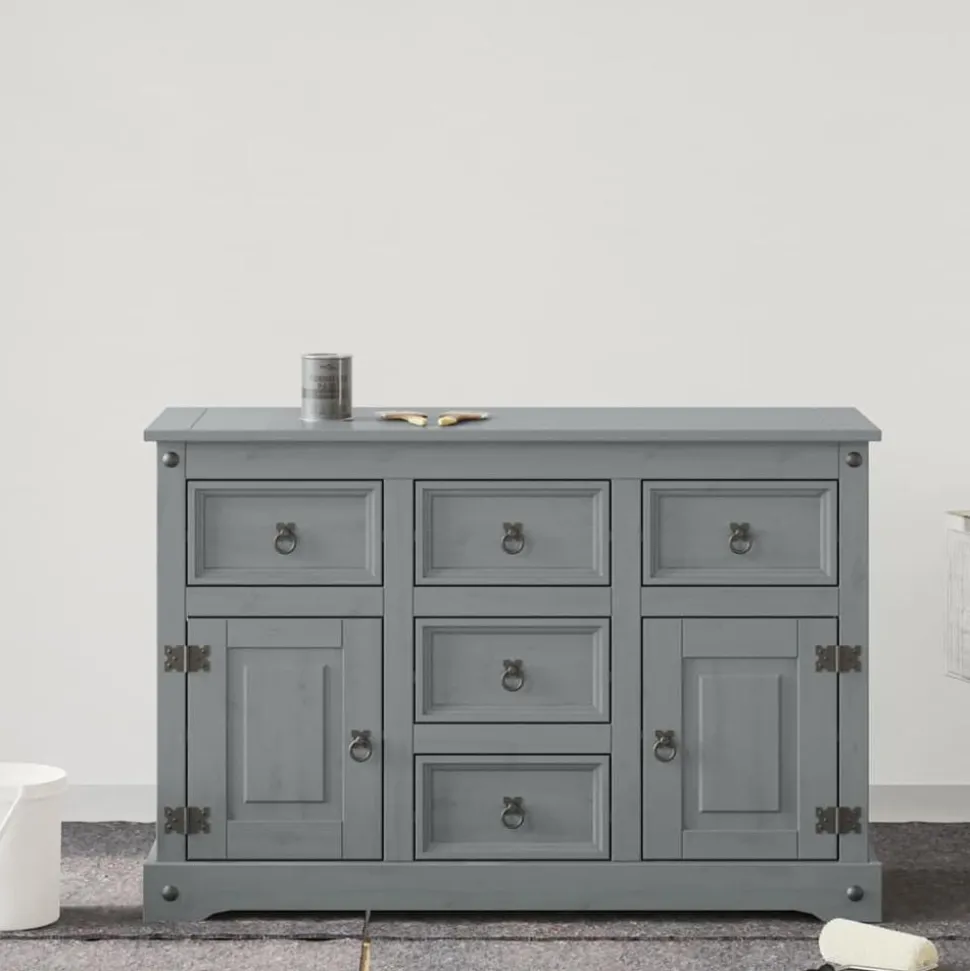 vidaXL Meubelverf Grijs 0,75 L Wandprint