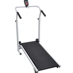 vidaXL Mini-loopband inklapbaar 93x36 cm zwart