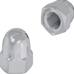 vidaXL Moer 2 pcs Zilver M6 x 10 mm IJzer