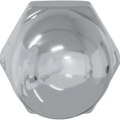 vidaXL Moer 2 pcs Zilver M6 x 10 mm IJzer