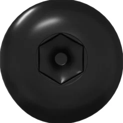 vidaXL Moffenmoeren 2 pcs Zwart M4 x 14,5 mm Metaal