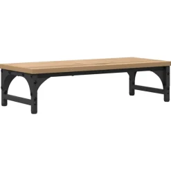 vidaXL Monitor Stand Artisan Eiken 55 x 23 x 14 cm Bewerkt hout