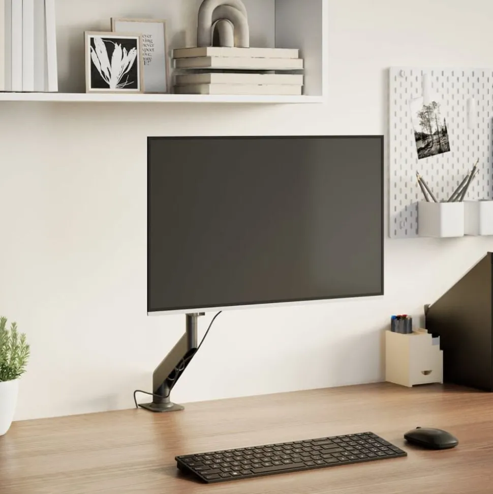 vidaXL Monitorbeugel 27 inch scherm gasveer 10 kg