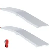 vidaXL Motorcycle Ramp 680 kg 2 pcs Zilver 205 x 28 x 5 cm Aluminium