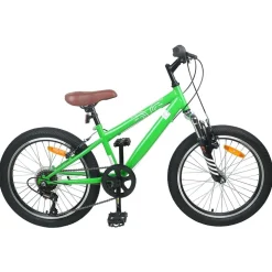 vidaXL Mountainbike 20 Inch 6-Snelheid voor 5-8 jaar oud Groen