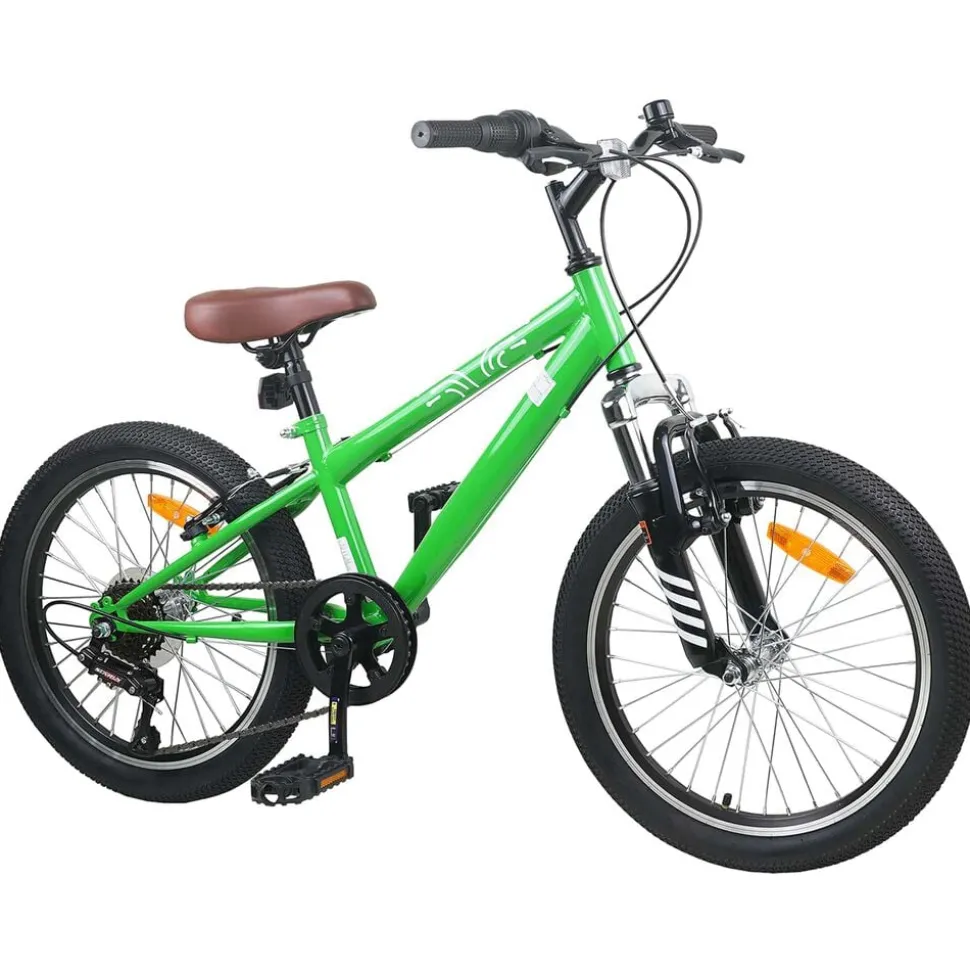 vidaXL Mountainbike 20 Inch 6-Snelheid voor 5-8 jaar oud Groen