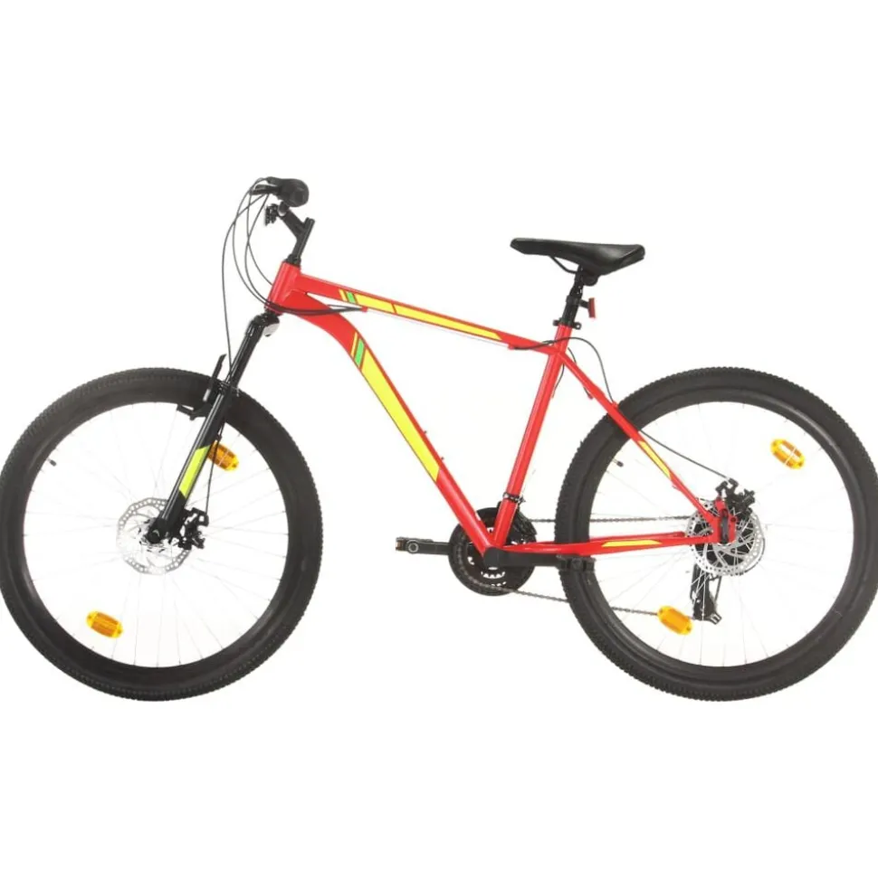 vidaXL Mountainbike 21 versnellingen 27,5 inch wielen 42 cm frame rood