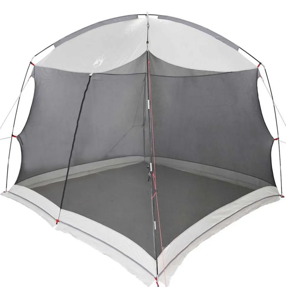 vidaXL Muskietentent Grijs 320 x 320 x 218 cm Polyester en Glasvezel