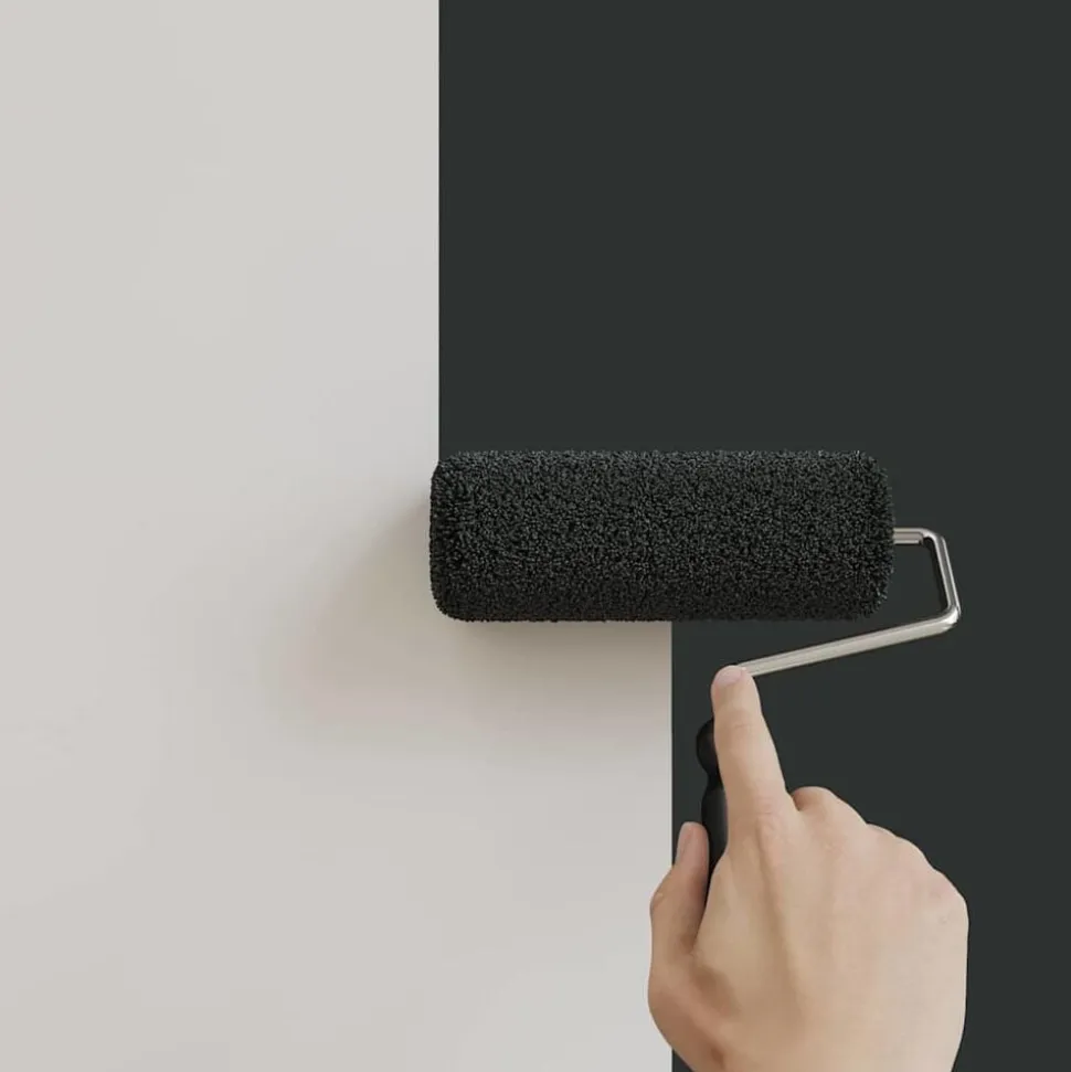 vidaXL Muurverf Zwart 2,5 L Wandprint