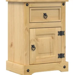 vidaXL Nachtkastje Corona 45x35x64 cm massief grenenhout