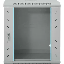 vidaXL Netwerk kabinet met opslag Grijs 53 x 45 x 60 cm Staal