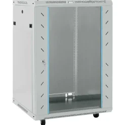 vidaXL Netwerk kabinet met opslag Grijs 60 x 60 x 80 cm Staal