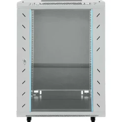 vidaXL Netwerk kabinet met opslag Grijs 60 x 60 x 80 cm Staal