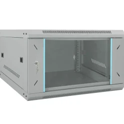 vidaXL Netwerk kabinet met opslag Grijs 53 x 60 x 30 cm Staal
