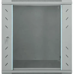 vidaXL Netwerk kabinet met opslag Grijs 60 x 45 x 65 cm Staal