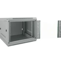 vidaXL Netwerk kabinet met opslag Grijs 53 x 60 x 45 cm Staal