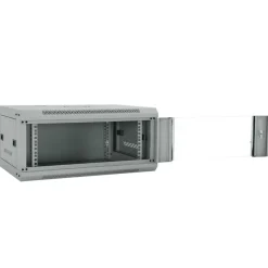vidaXL Netwerk kabinet met opslag Grijs 60 x 35 x 28 cm Staal