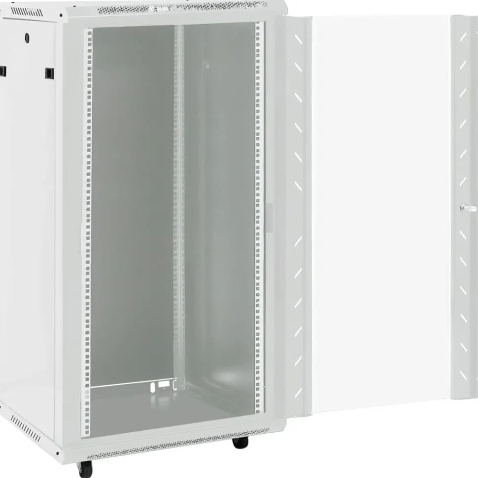 vidaXL Netwerkkast met draaiwieltjes 22U 19" IP20 60x60x120 cm