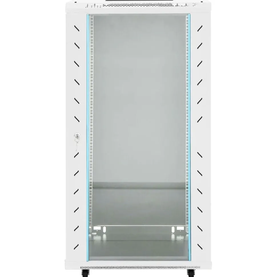 vidaXL Netwerkkast met draaiwieltjes 22U 19" IP20 60x60x120 cm