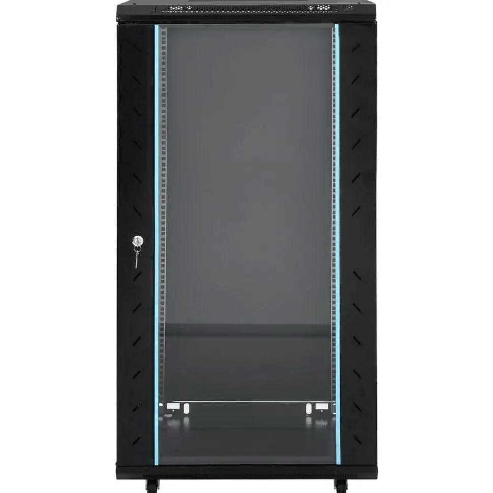 vidaXL Netwerkkast 22U 19" IP20 60x60x120 cm zwart