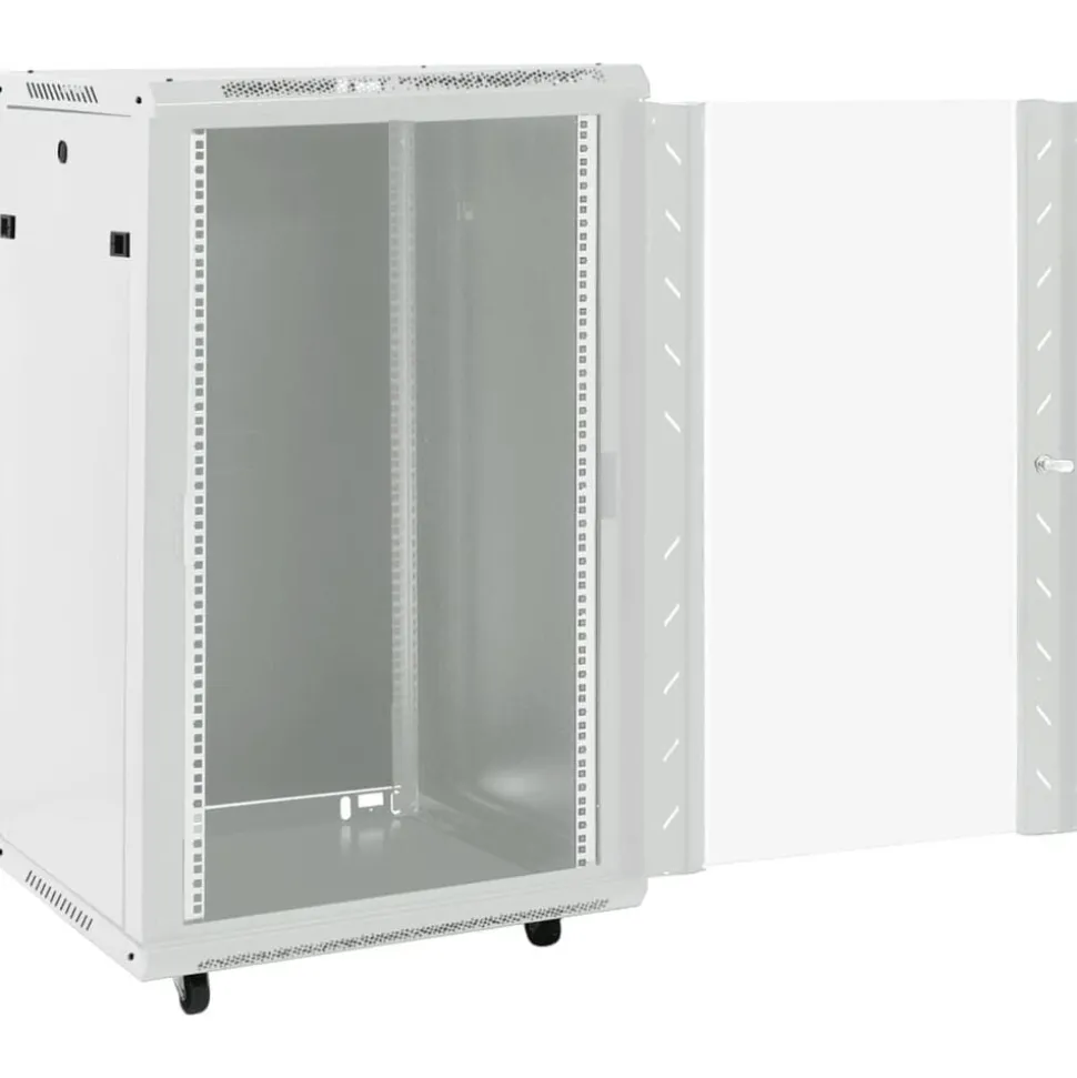 vidaXL Netwerkkast 18U 19" IP20 60x60x100 cm grijs
