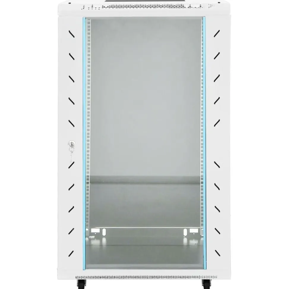 vidaXL Netwerkkast 18U 19" IP20 60x60x100 cm grijs
