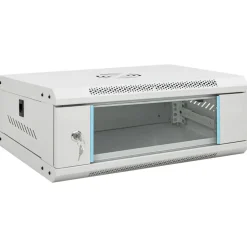vidaXL Netwerkkast wandgemonteerd 4U 19" IP20 53x40x21 cm