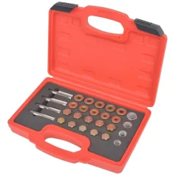 vidaXL Olieaftapplug-reparatieset M13 M15 M17 M20 64-delig