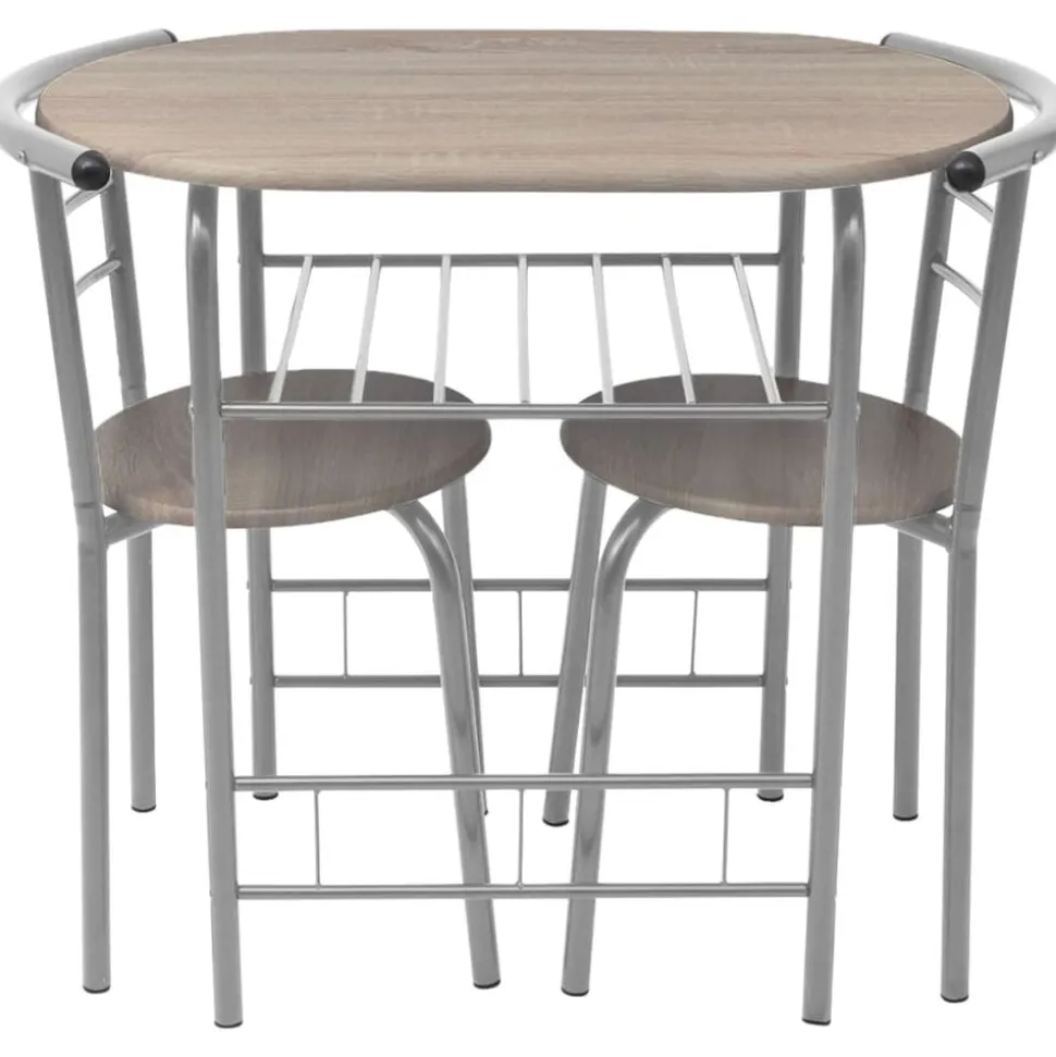 vidaXL Ontbijtbarset MDF