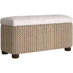 vidaXL Opbergbankjes 2 st met grijs kussen 69 cm kattenstaart