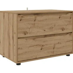 vidaXL Opbergkast Artisan Eiken 80 x 48 x 57 cm Bewerkt hout