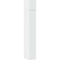 vidaXL Opbergkast smal 30x42,5x225 cm bewerkt hout wit