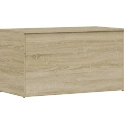 vidaXL Opbergkist 84x42x46 cm bewerkt hout sonoma eikenkleurig