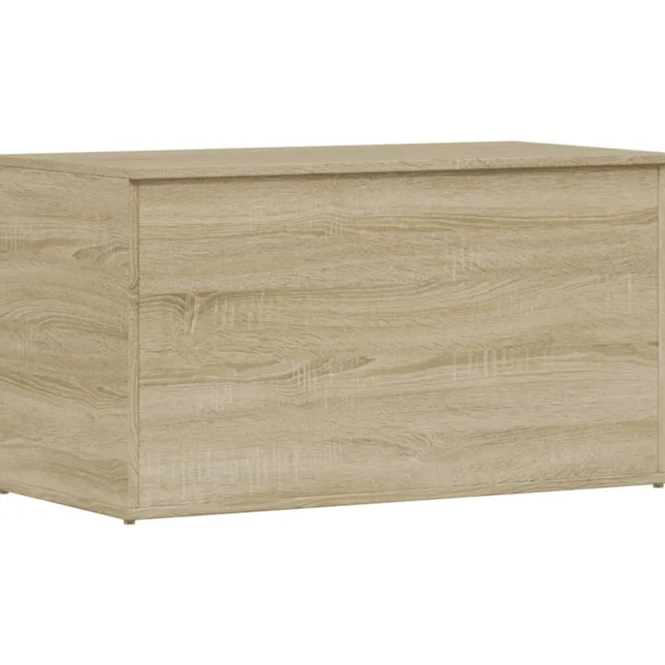vidaXL Opbergkist 84x42x46 cm bewerkt hout sonoma eikenkleurig