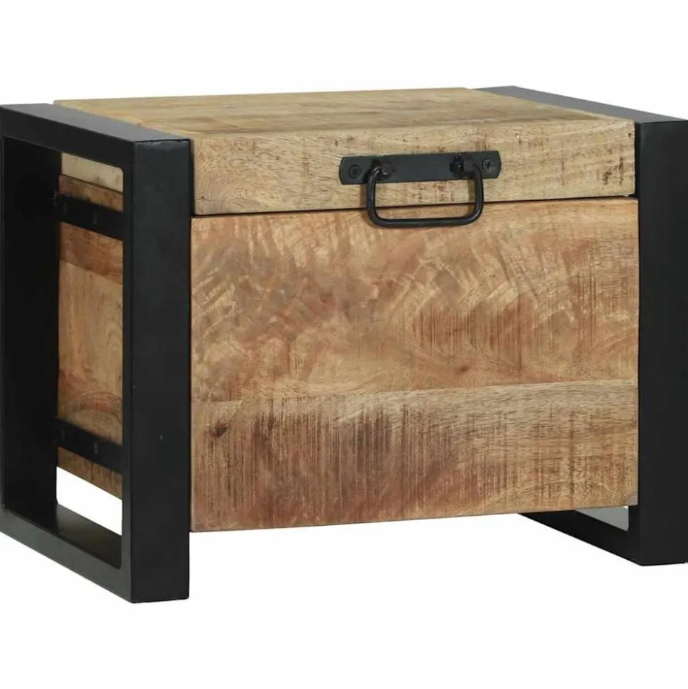 vidaXL Opbergkisten met opslag Bruin 40 x 30 x 30 cm Massief mangohout